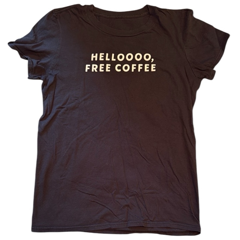 🌻 Starbucks Employee Exclusive Hello Free Coffee Tee